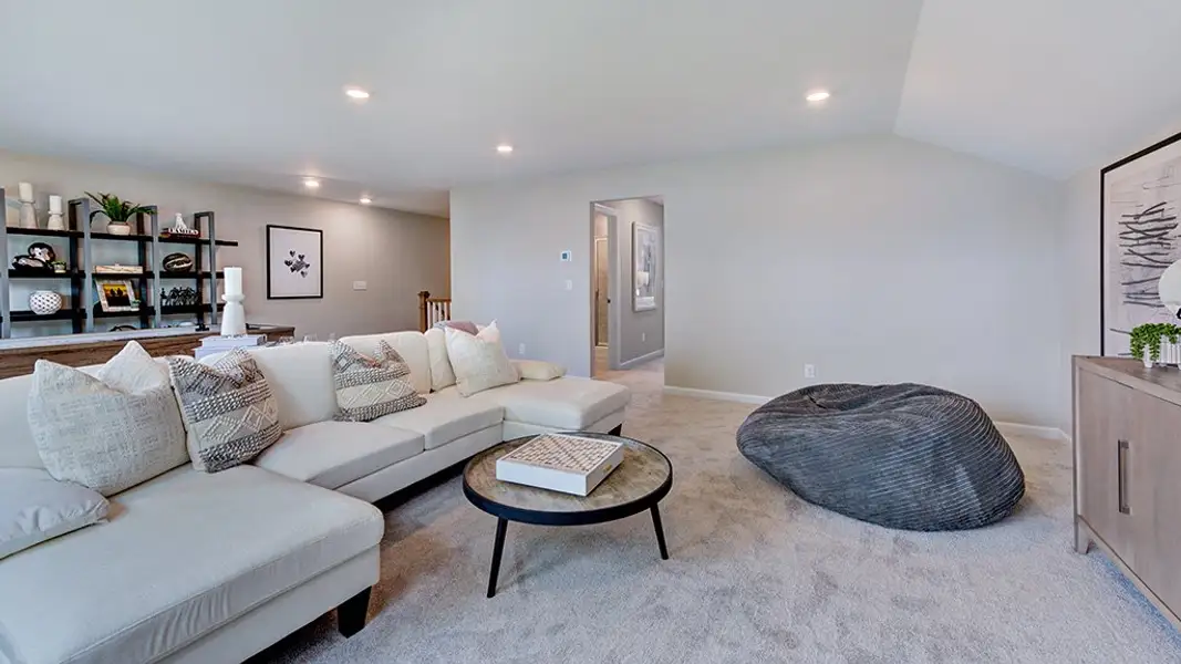 Representative furnished interior of a home built from the Newport by Taylor Morrison in Eagle Trace, Wendell (Image 25).