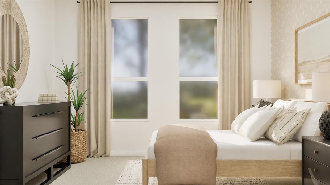 Furnished interior view inside a new home in , Hutto (Image 8).