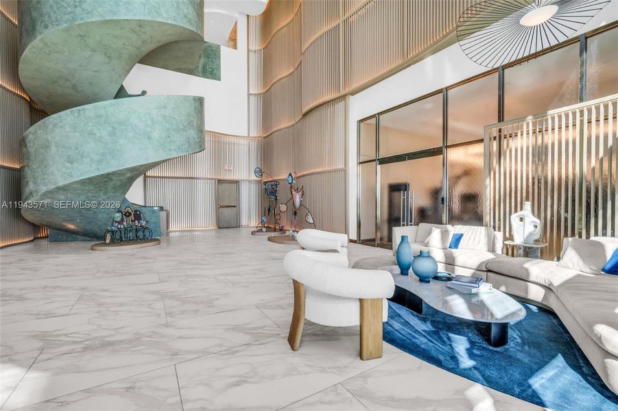 Furnished interior view inside a new home in , Pompano Beach (Image 12).