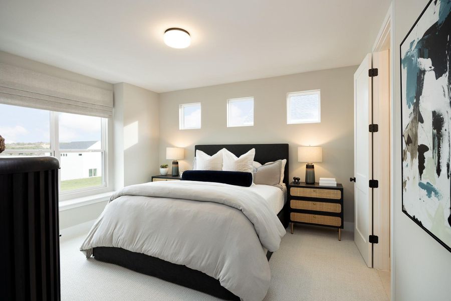 Furnished interior view inside a new home in Novel, Austin (Image 5).