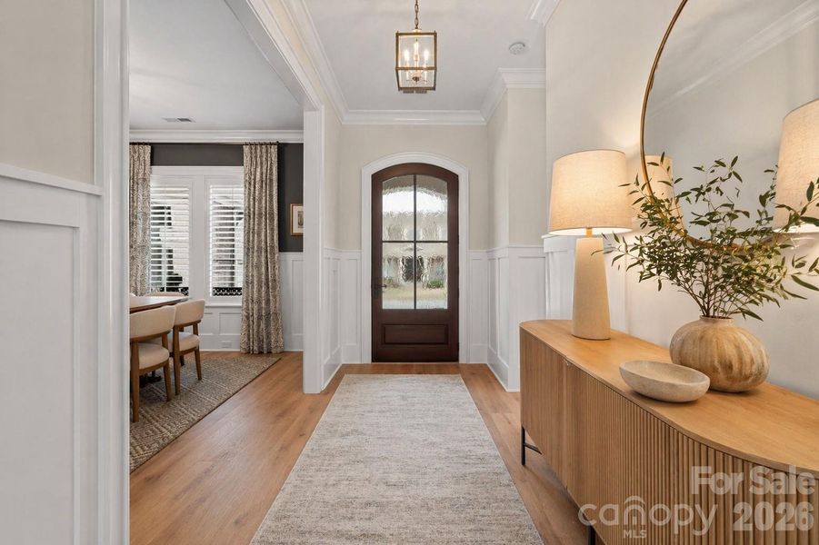 Furnished interior view inside a new home in , Stanley (Image 8).