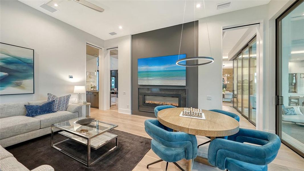 Furnished interior view inside a new home in Wild Blue at Waterside, Sarasota (Image 19).
