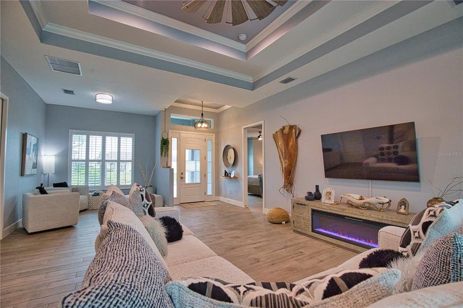 Furnished interior view inside a new home in , Rotonda West (Image 48).