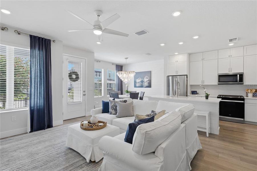 Furnished interior view inside a new home in , Sarasota (Image 30).