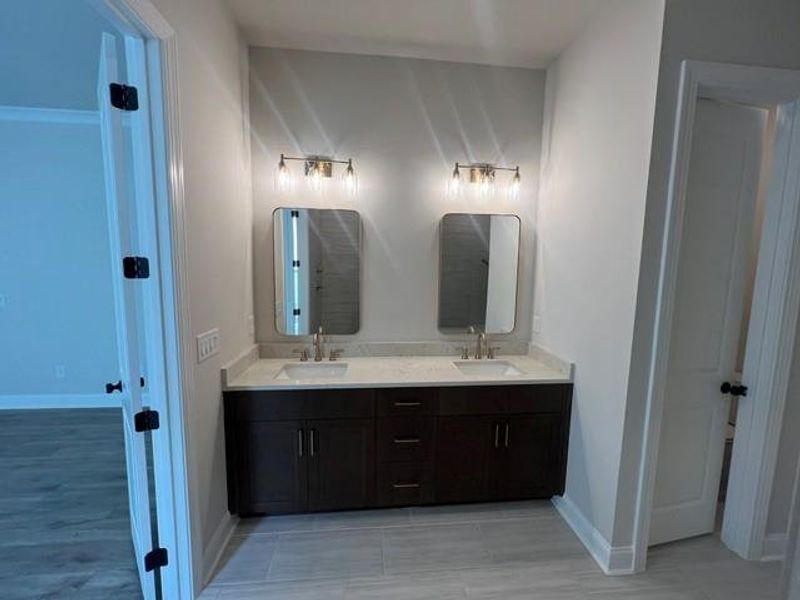 Furnished interior view inside a new home in Promenade at Sawnee Village, Cumming (Image 7).