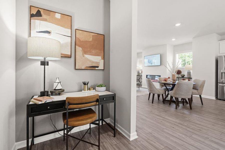 Furnished interior view inside a new home in Rosewood Farm, Lawrenceville (Image 22).