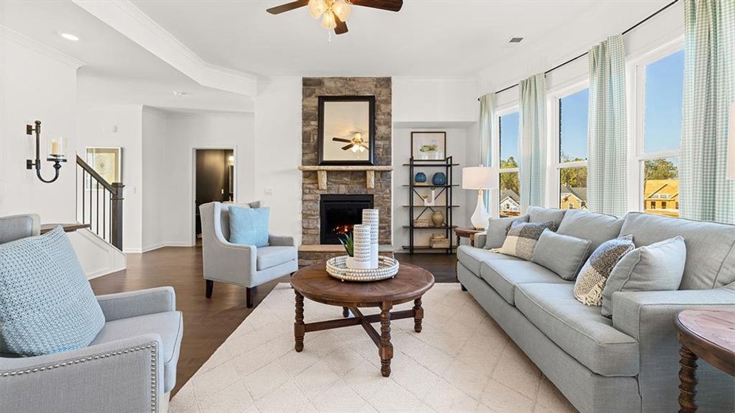 Furnished interior view inside a new home in Westland, Bogart (Image 11).