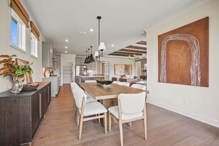 Representative furnished interior of a home built from the Stellar by Del Webb in Del Webb Carolina Ridge, Midland (Image 16).