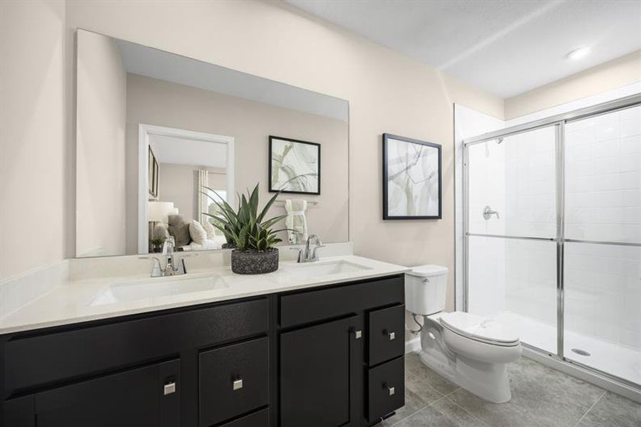 Representative furnished interior of a home built from the Coral by Ryan Homes in Touchstone, Lakeland (Image 11).