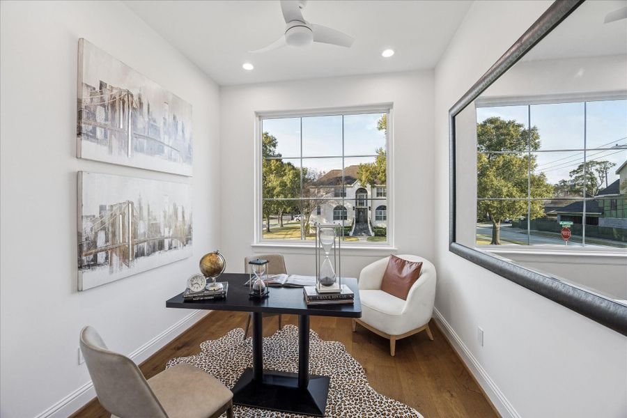 Furnished interior view inside a new home in , Houston (Image 5).