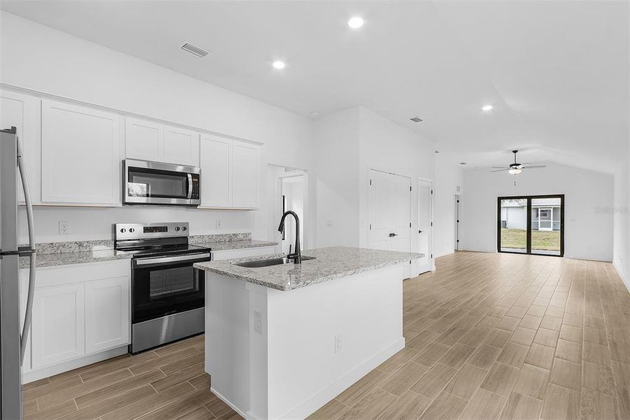 Furnished interior view inside a new home in Port Charlotte, North Port (Image 7).