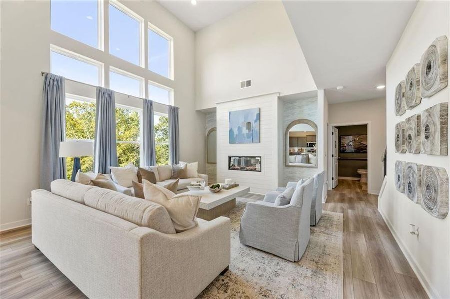 Furnished interior view inside a new home in Hawthorne Reserve, Dallas (Image 26).