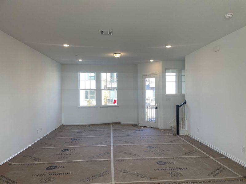 Family Room Construction Progress