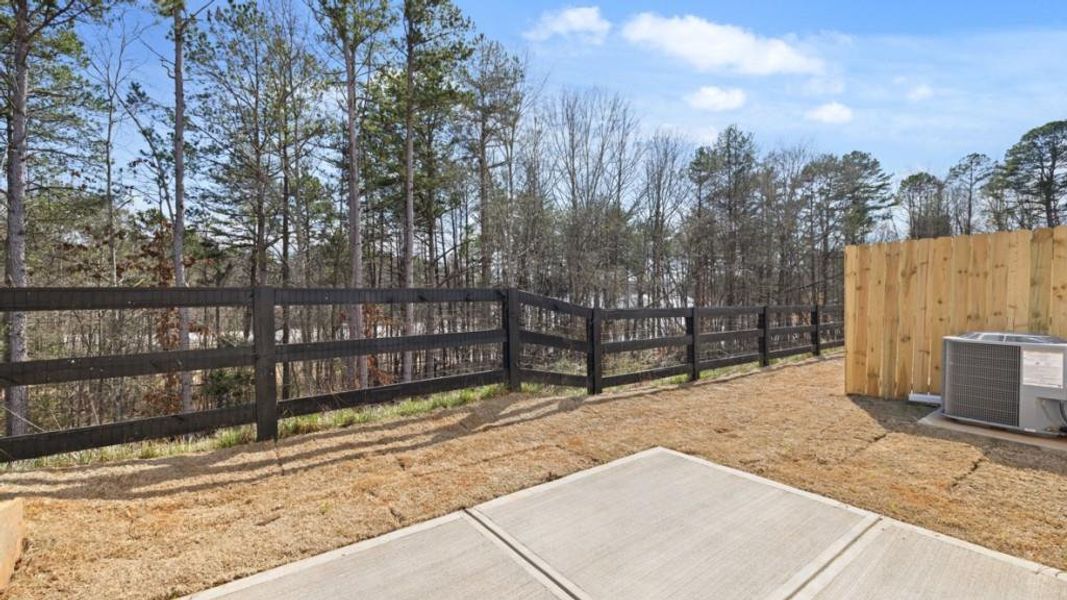 Exterior details and patio area of a home in Falcon Landing, Gainesville (Image 15).