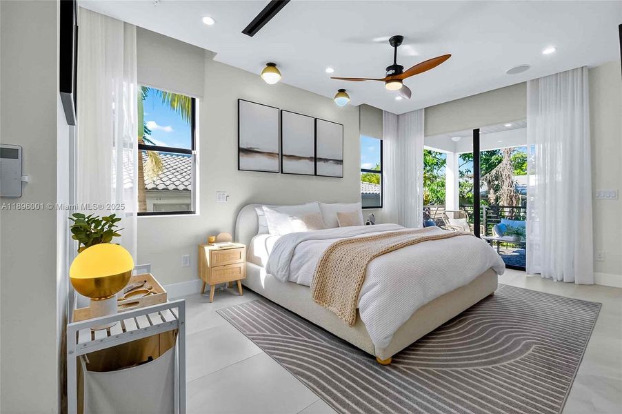 Furnished interior view inside a new home in , Fort Lauderdale (Image 20).