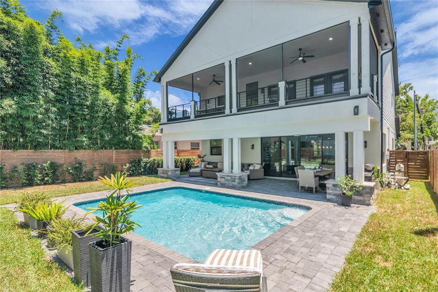 Exterior details and patio area of a home in , Orlando (Image 45). Exterior details and patio area of a home in , Orlando (Image 45).