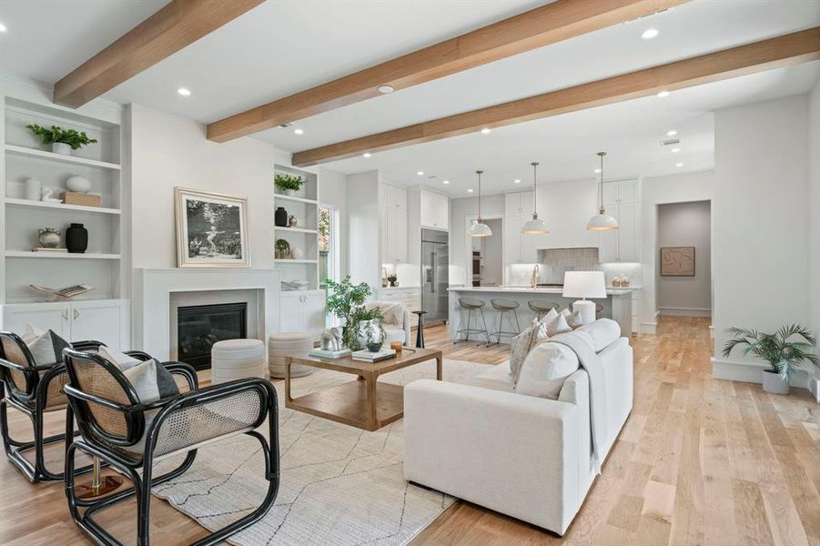 Furnished interior view inside a new home in , Dallas (Image 9).