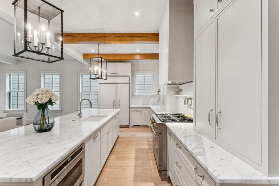 Furnished interior view inside a new home in , Charleston (Image 33).