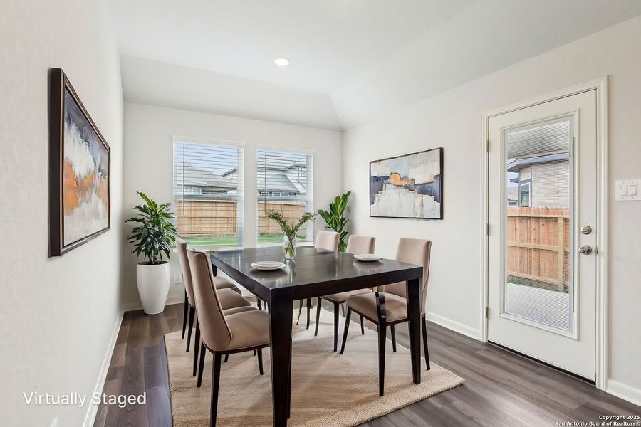 Furnished interior view inside a new home in Sagebrooke - Premier Series, San Antonio (Image 12).