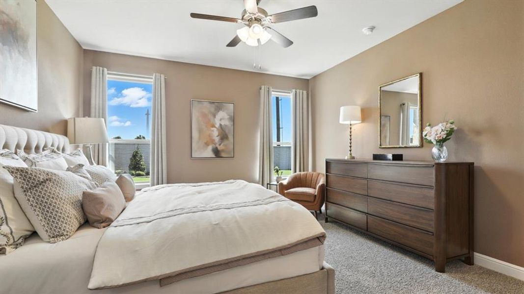 Furnished interior view inside a new home in Bella Vista, Granbury (Image 11).