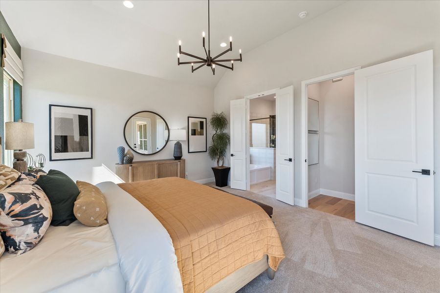 Furnished interior view inside a new home in Walton Ridge, Corinth (Image 18).