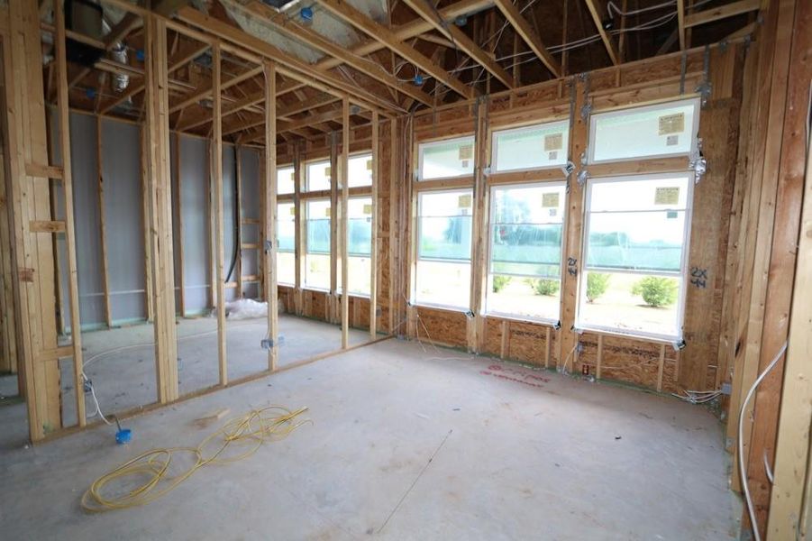 Spacious, unfurnished interior of a new home in Harvest Green 45', Richmond (Image 20).