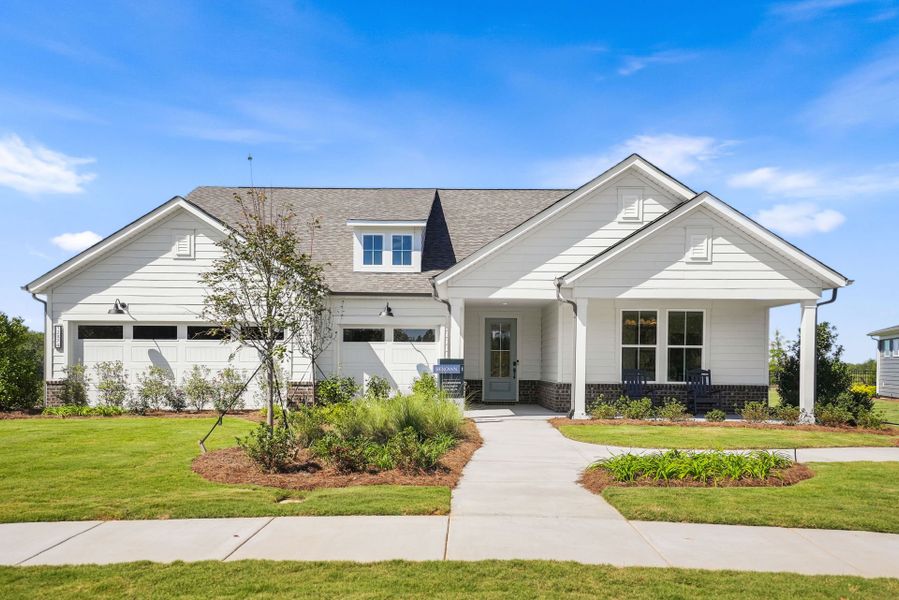 Representative exterior photo of a completed home built from the Renown by Del Webb in Del Webb Carolina Ridge, Midland, NC (Image 32).