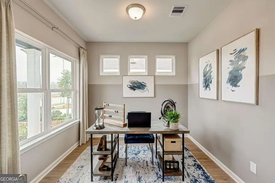 Furnished interior view inside a new home in Cobblestone Crossing Commons, Byron (Image 11).
