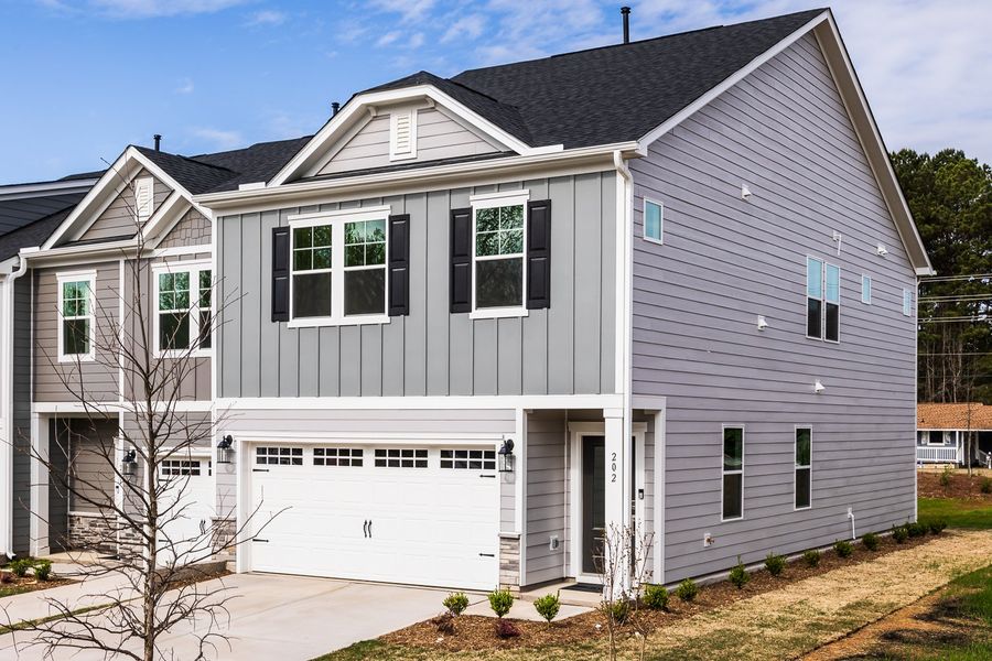 Representative exterior photo of a completed home built from the Willow by Taylor Morrison in Forestville Station, Wake Forest, NC (Image 2).