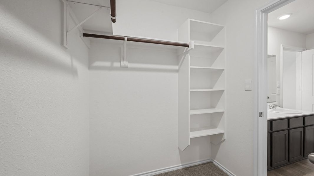 Representative furnished interior of a home built from the Zavalla by D.R. Horton in Blaire Lake, Tyler (Image 9).