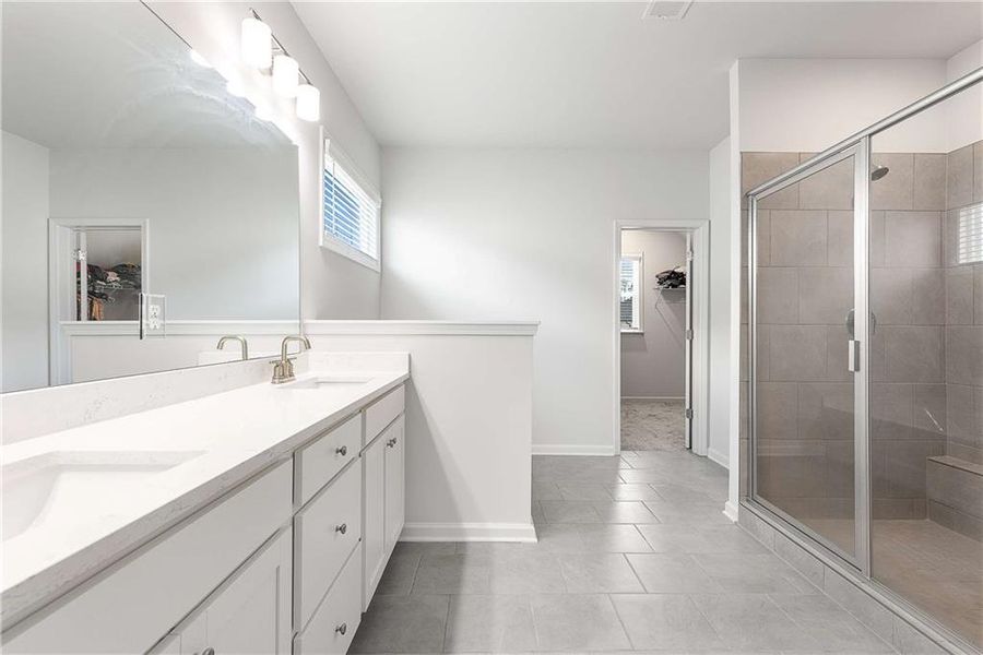 Furnished interior view inside a new home in Carmichael Farms, Canton (Image 14).