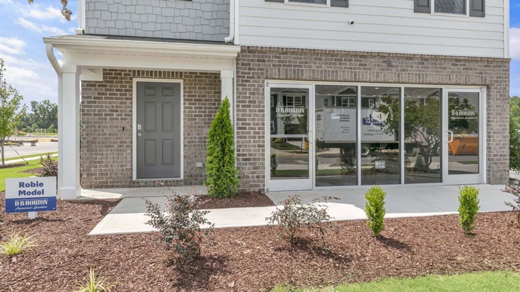 Exterior details and patio area of a home in Wilson's Ridge, Wilson's Mills (Image 1). Exterior details and patio area of a home in Wilson's Ridge, Wilson's Mills (Image 1).
