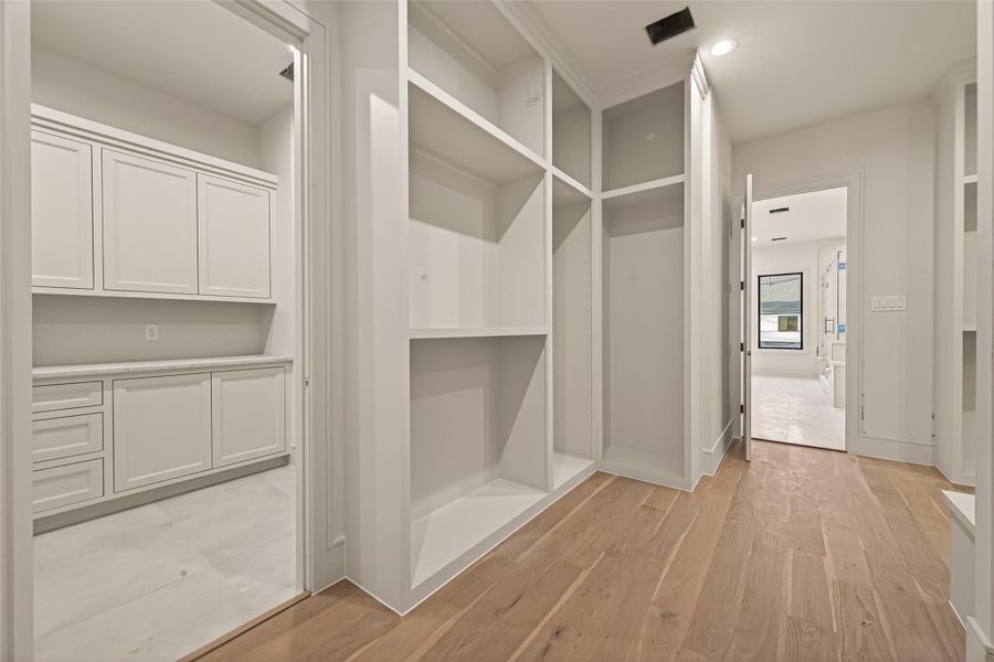 Larger than life his and hers closet