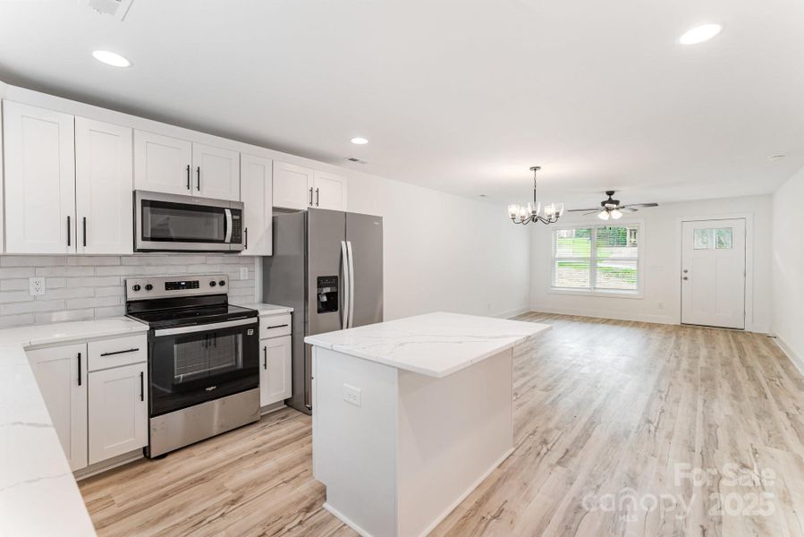 Furnished interior view inside a new home in , Hickory (Image 7).