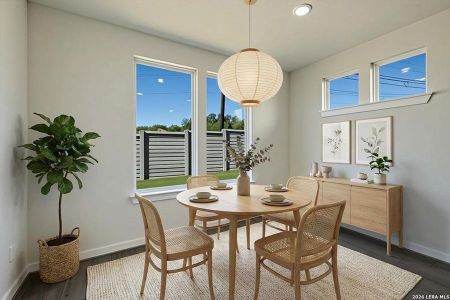 Furnished interior view inside a new home in Park Hill Commons, San Antonio (Image 6).