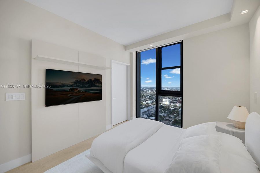 Furnished interior view inside a new home in , Miami (Image 6).
