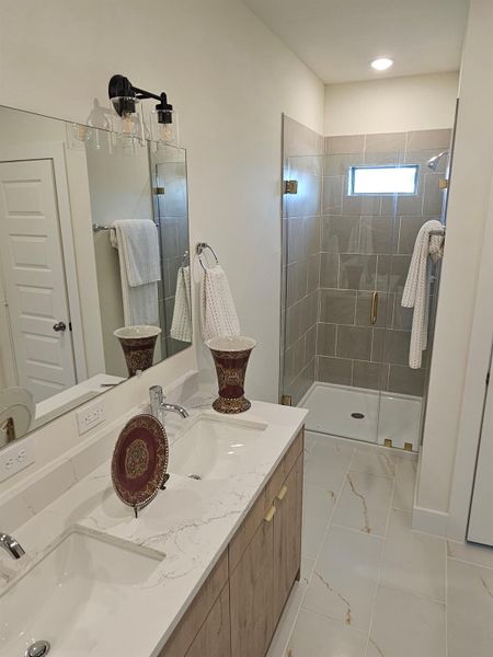 Furnished interior view inside a new home in , Houston (Image 9).