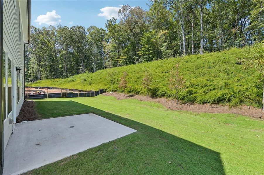 Exterior details and patio area of a home in Creekside, Dawsonville (Image 3).