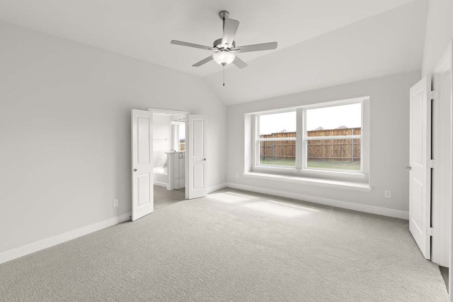 Representative unfurnished interior of a home built from the Addison II by Pacesetter Homes in Leonard Trails, Anna (Image 22).