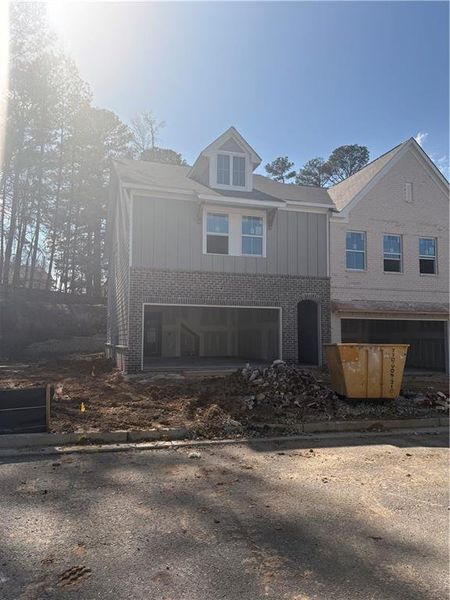 In-progress construction of a new home in River Walk Place, Lawrenceville, GA (Image 26).