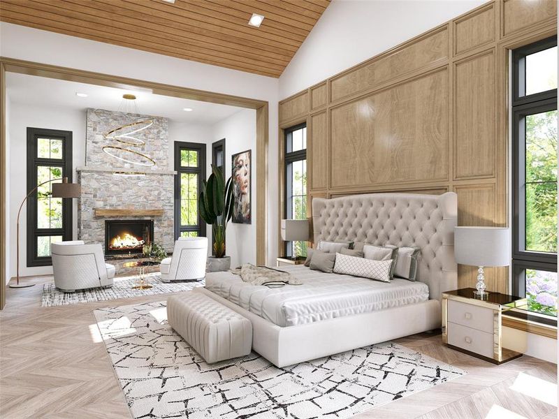 Furnished interior view inside a new home in , Dallas (Image 3). Furnished interior view inside a new home in , Dallas (Image 3).