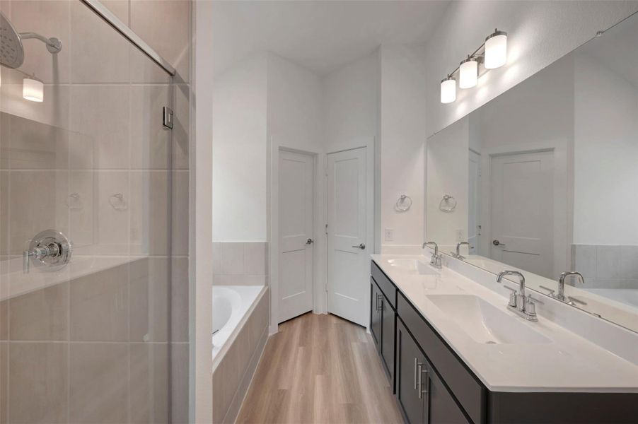 Furnished interior view inside a new home in Miller's Pond, Rosenberg (Image 9).