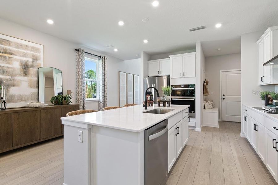 Photos are of a model home; any dimensions listed are approximate and may change. Home aspects and included items may vary and are not intended to form part of any contract or warranty.