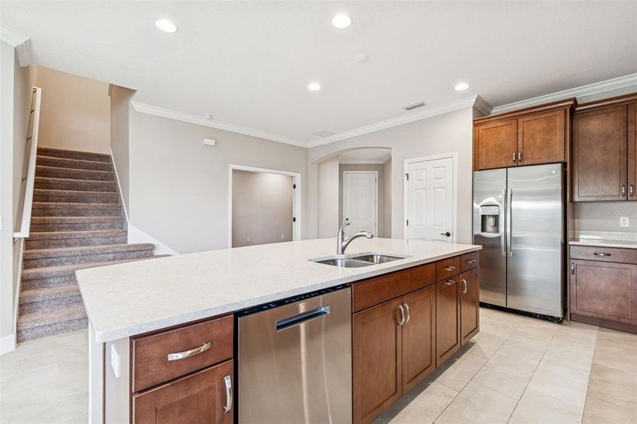 Furnished interior view inside a new home in Villas Del Lago, Lutz (Image 39).