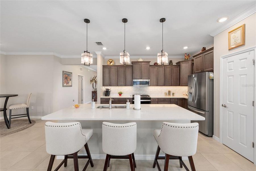 Furnished interior view inside a new home in , Ocala (Image 36).
