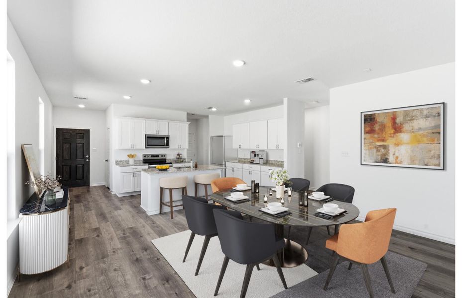 Representative furnished interior of a home built from the Chatfield by Centex in Dove Song, Marion (Image 9).