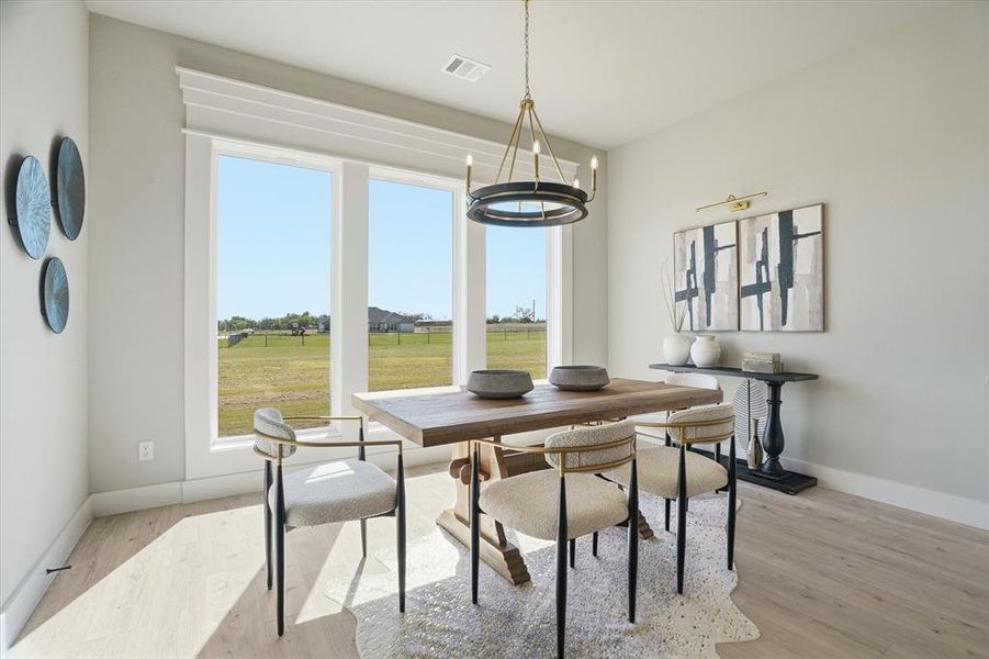 Furnished interior view inside a new home in , Weatherford (Image 12).