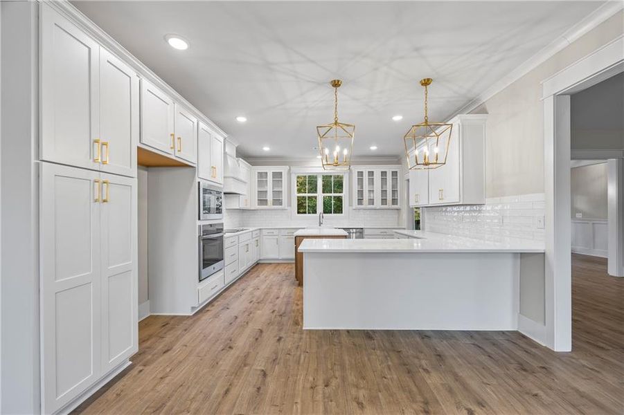 Furnished interior view inside a new home in , Monroe (Image 8).