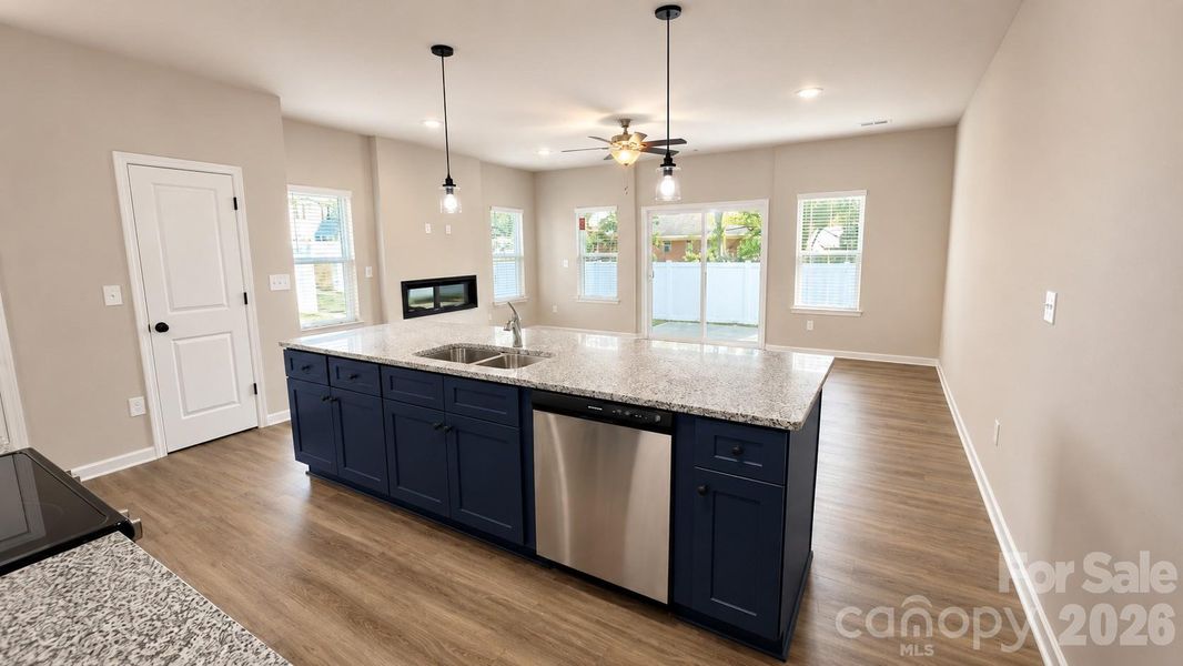 Furnished interior view inside a new home in , Charlotte (Image 4).