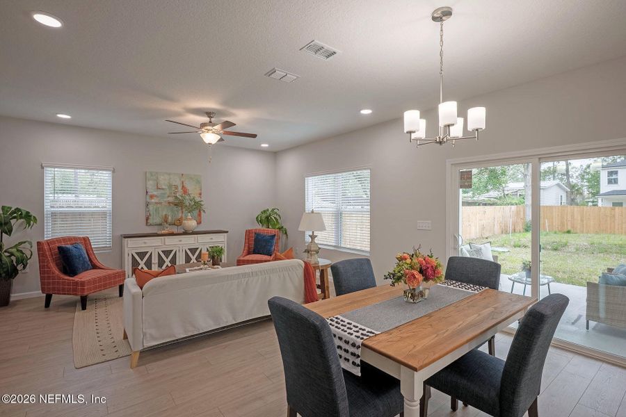Furnished interior view inside a new home in , Jacksonville (Image 11).